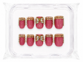 golden girl press-on nail set